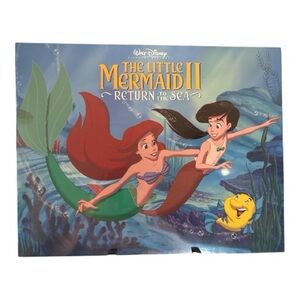 Disney LITTLE MERMAID II Lithograph Portfolio - UNOPENED! MINT! RETIRED!